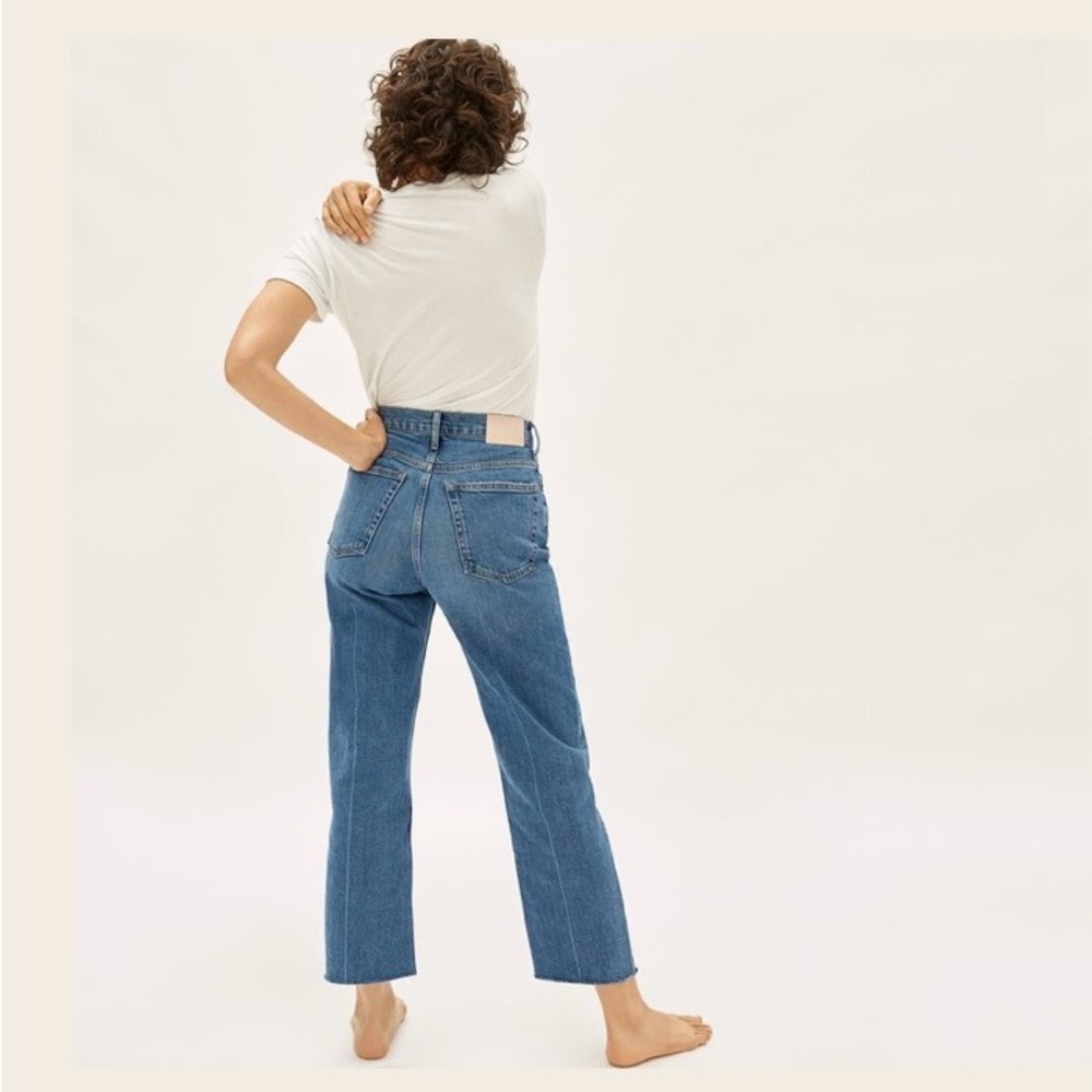 Everlane Way High Jeans in Distressed